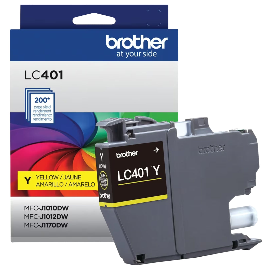 New, Pre-Owned - Brother LC401 Yellow Ink Cartridge