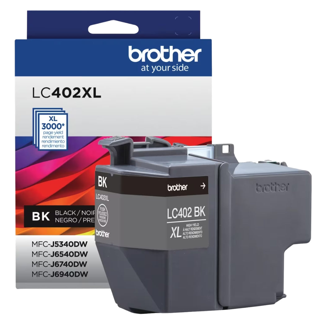 New, Pre-Owned - Brother LC402XL High Yield Black Ink Cartridge