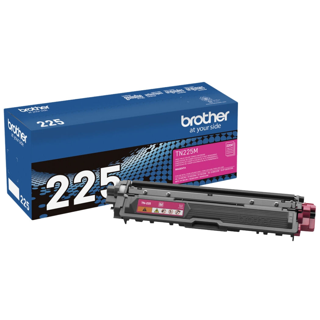 New, Pre-Owned - Brother TN-225M High-Yield Magenta Toner Cartridge