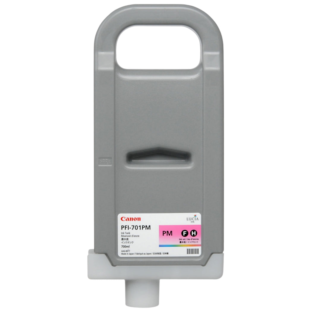 New, Pre-Owned - Canon 700ml PFI-701 Photo Magenta High-Yield Ink Cartridge, 0905B001AA