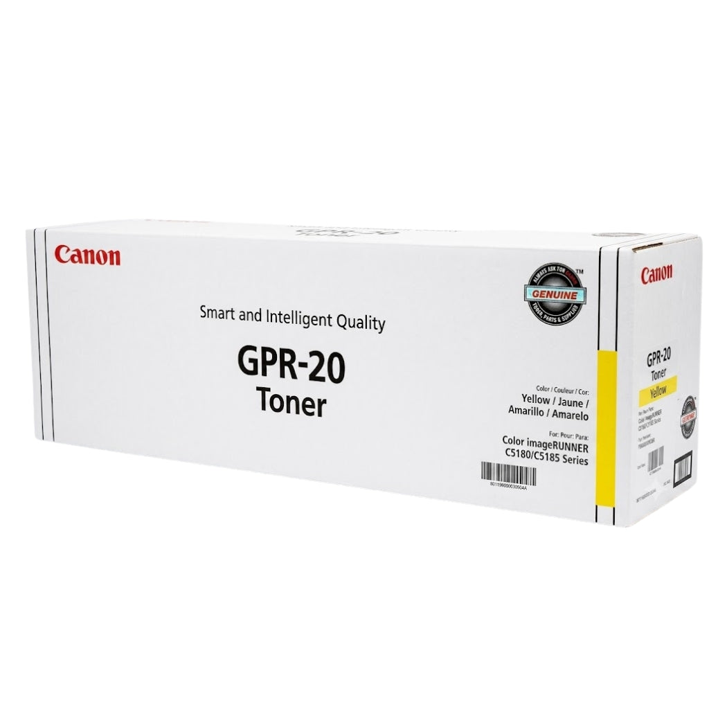 New, Pre-Owned - Canon GPR-20 Yellow Toner Cartridge, 1066B001