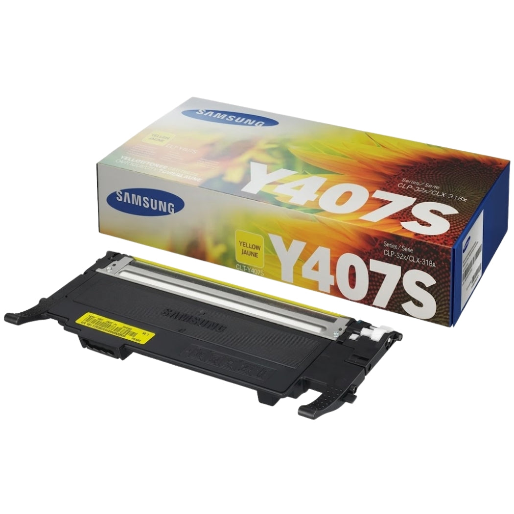New, Pre-Owned - Samsung Y407 Yellow Toner Cartridge, CLT-Y407S