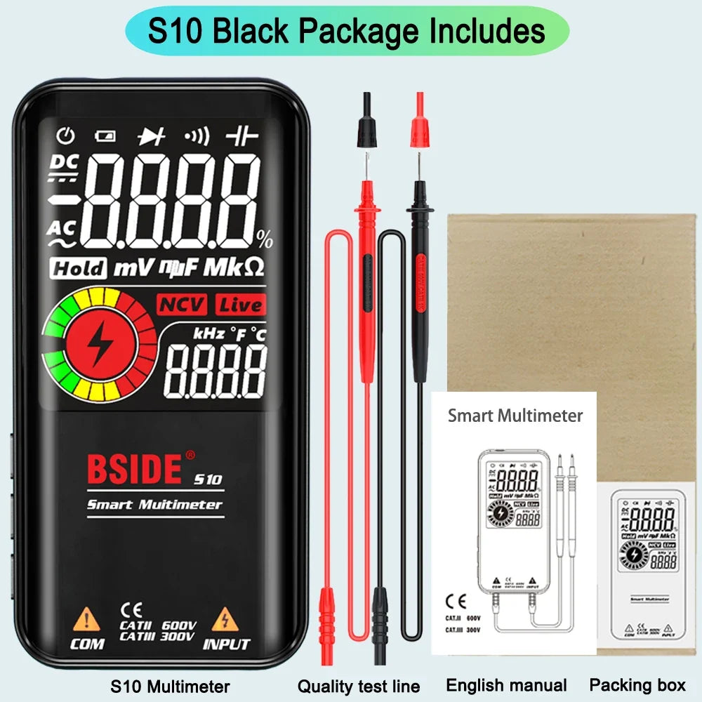 BSIDE S10/S11 Smart Multimeter with Color LCD & NCV Test