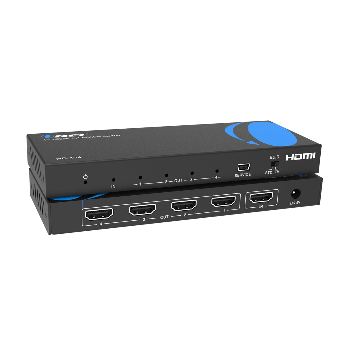 4K@30Hz 1x4 HDMI™ Splitter (HD-104)