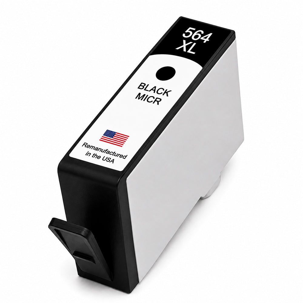 U.S. Remanufactured for HP 564XL (CN684WN) Black MICR Ink Cartridge