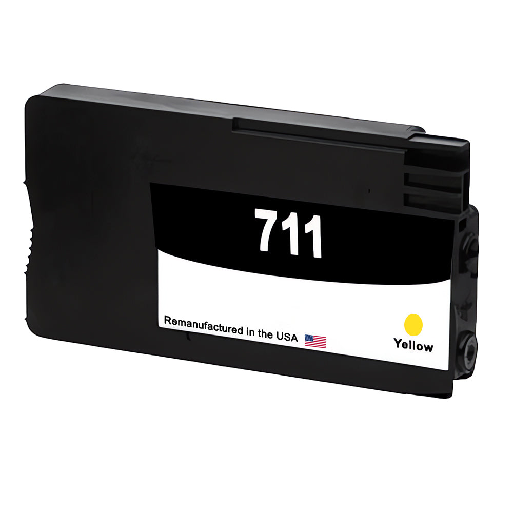 U.S. Remanufactured for HP 711 29-ml (CZ132A) Yellow Ink Cartridge