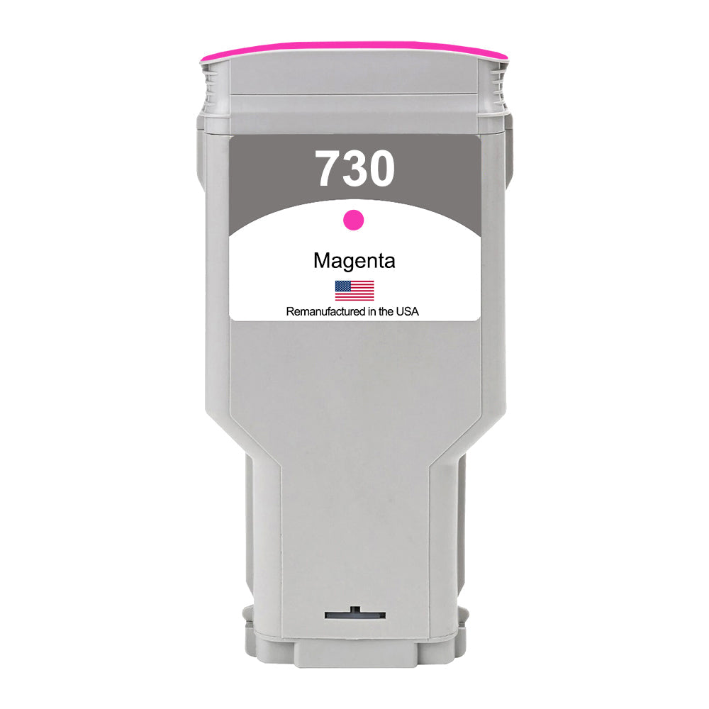 U.S. Remanufactured for HP 730 300ml  (P2V69A) Magenta Ink Cartridges