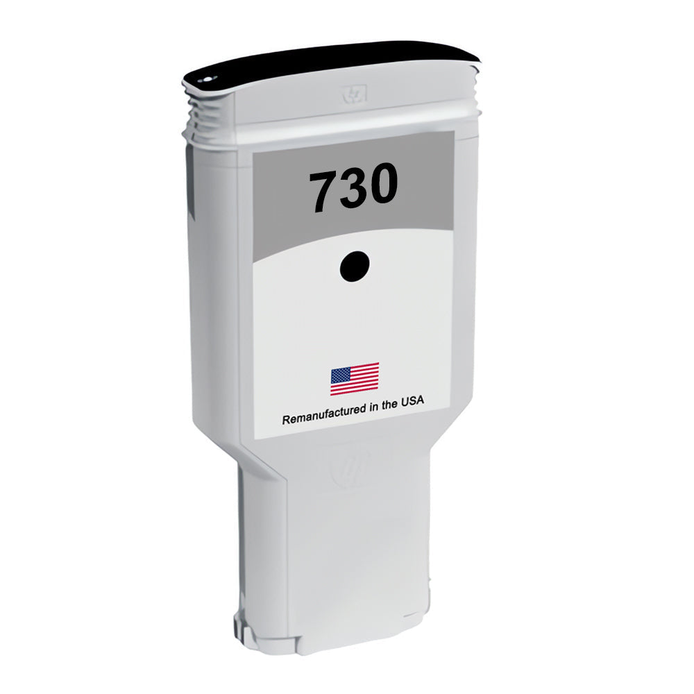 U.S. Remanufactured for HP 730 300ml (P2V73A) Photo Black Ink Cartridges