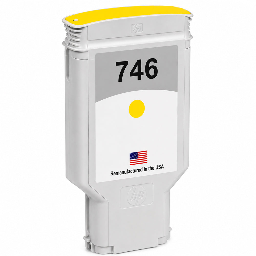 US Remanufactured for HP 746 Standard Yield Yellow Ink Cartridge, P2V79A