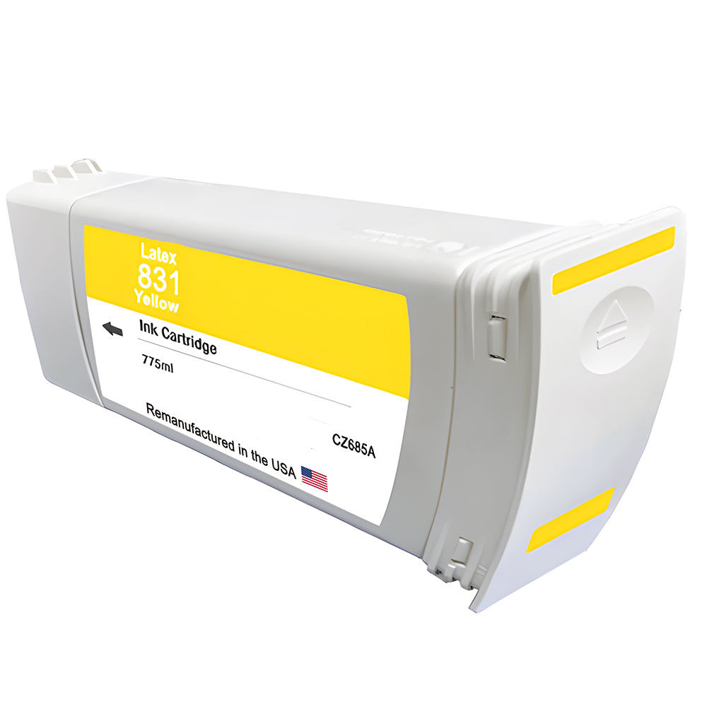 U.S. Remanufactured for HP 831A (CZ685A) Yellow Latex 775-ml Ink Cartridge