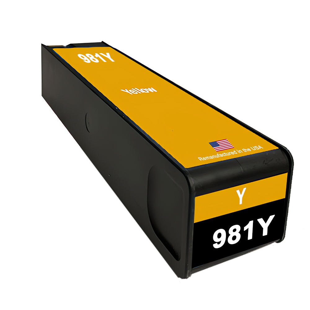 U.S. Remanufactured for HP 981Y (L0R15A) Yellow Ink Cartridge