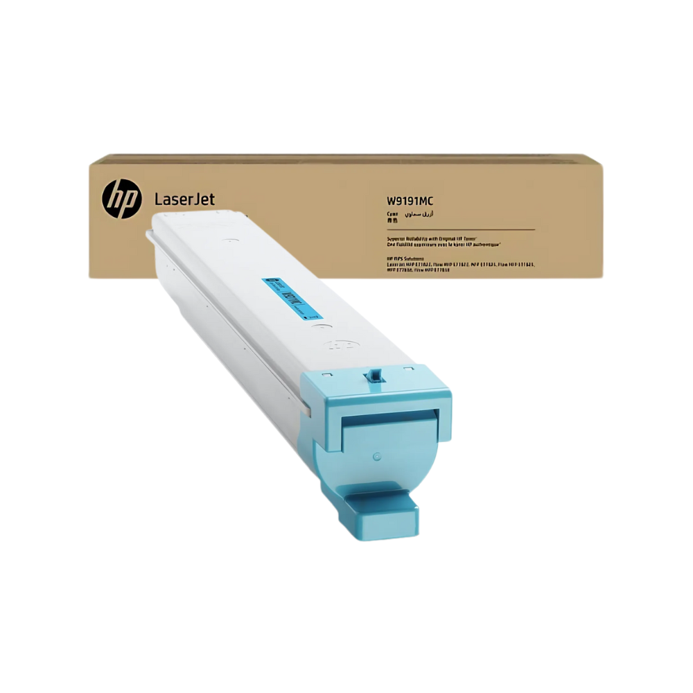 New, Pre-owned, Original HP W9191MC High Yield Cyan Toner Cartridge