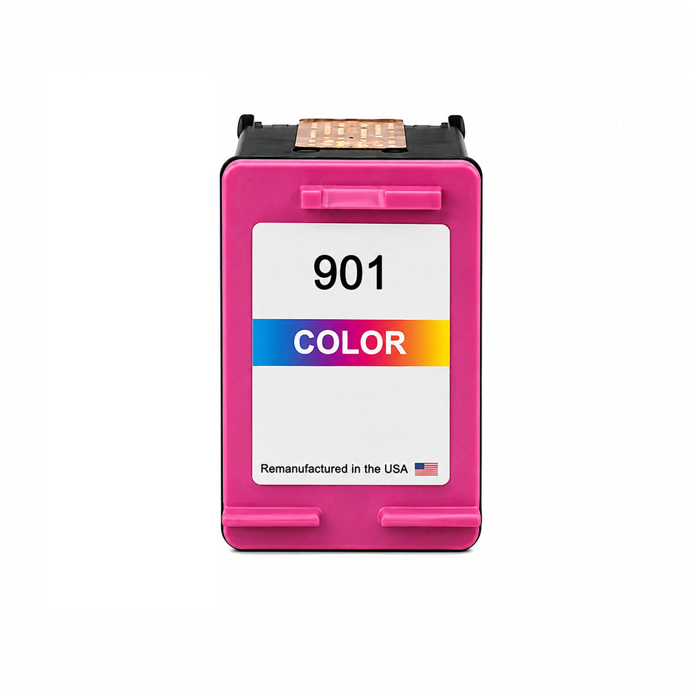 U.S. Remanufactured for HP 901 Color Ink Cartridge