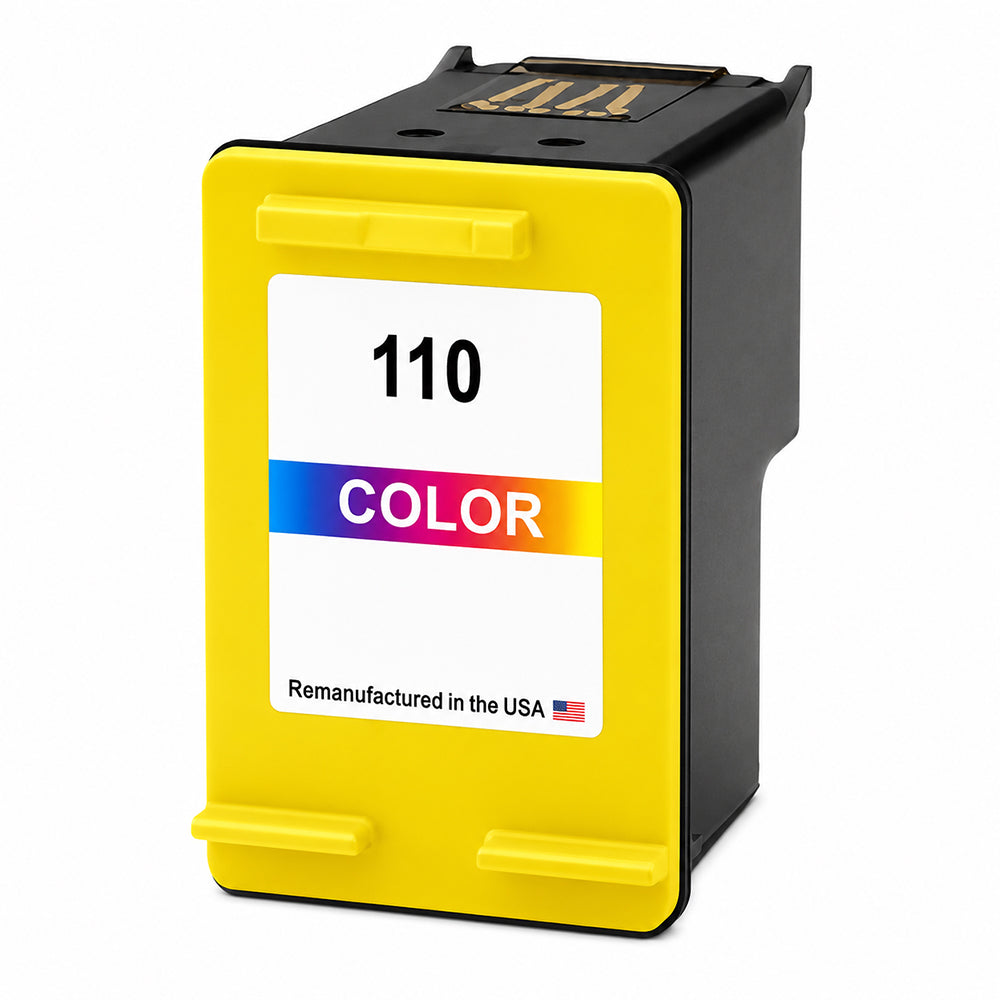U.S. Remanufactured for HP 110 (CB304AN) Tri-Color Ink Cartridge