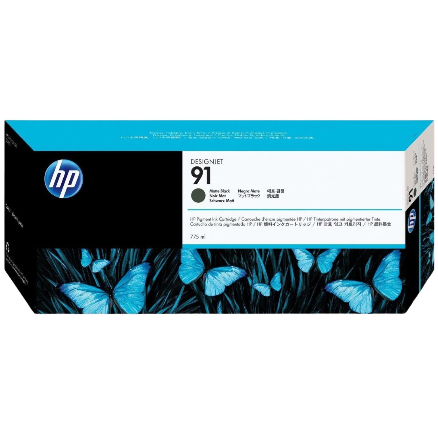 New, Pre-Owned - HP 91 775-ml (C9464A) Matte Black Ink Cartridge