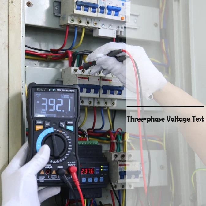 BSIDE ZT-M1 Multimeter with Auto/Manual Mode & Triple Display