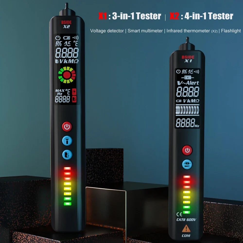 BSIDE X1/X2 Voltage Tester with NCV & IR Thermometer
