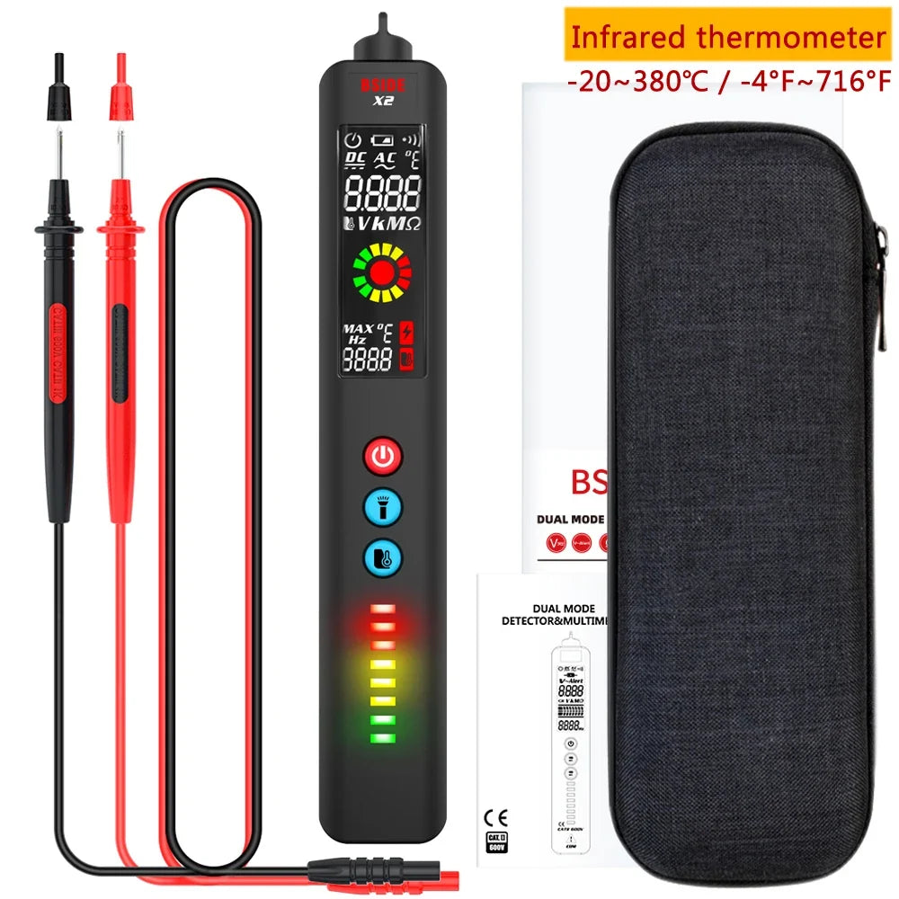 BSIDE X1/X2 Voltage Tester with NCV & IR Thermometer