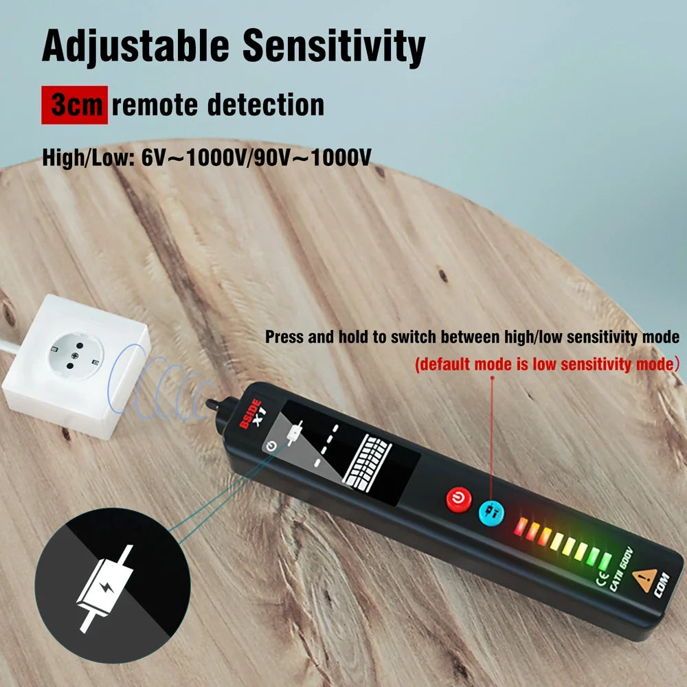 BSIDE X1/X2 Voltage Tester with NCV & IR Thermometer