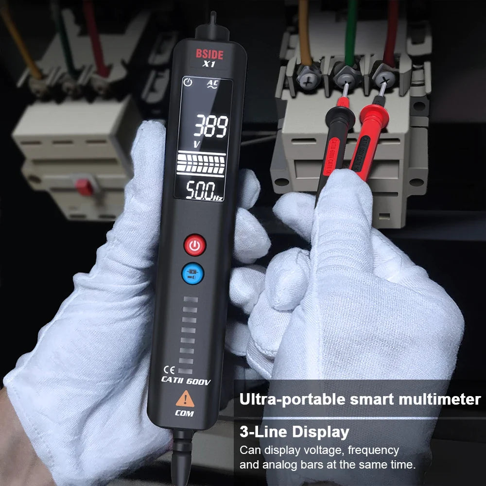 BSIDE X1/X2 Voltage Tester with NCV & IR Thermometer