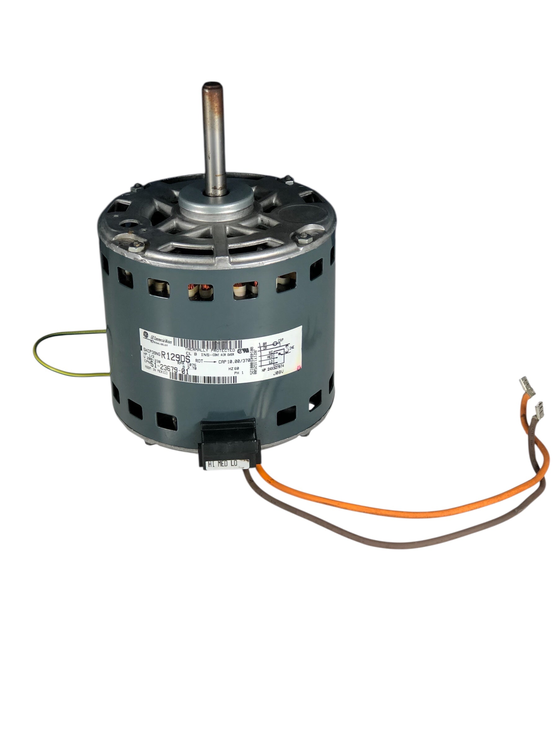 GE 5KCP39NGR129DS Blower Motor 1/2hp 208-230v 1075rpm (Refurbed)