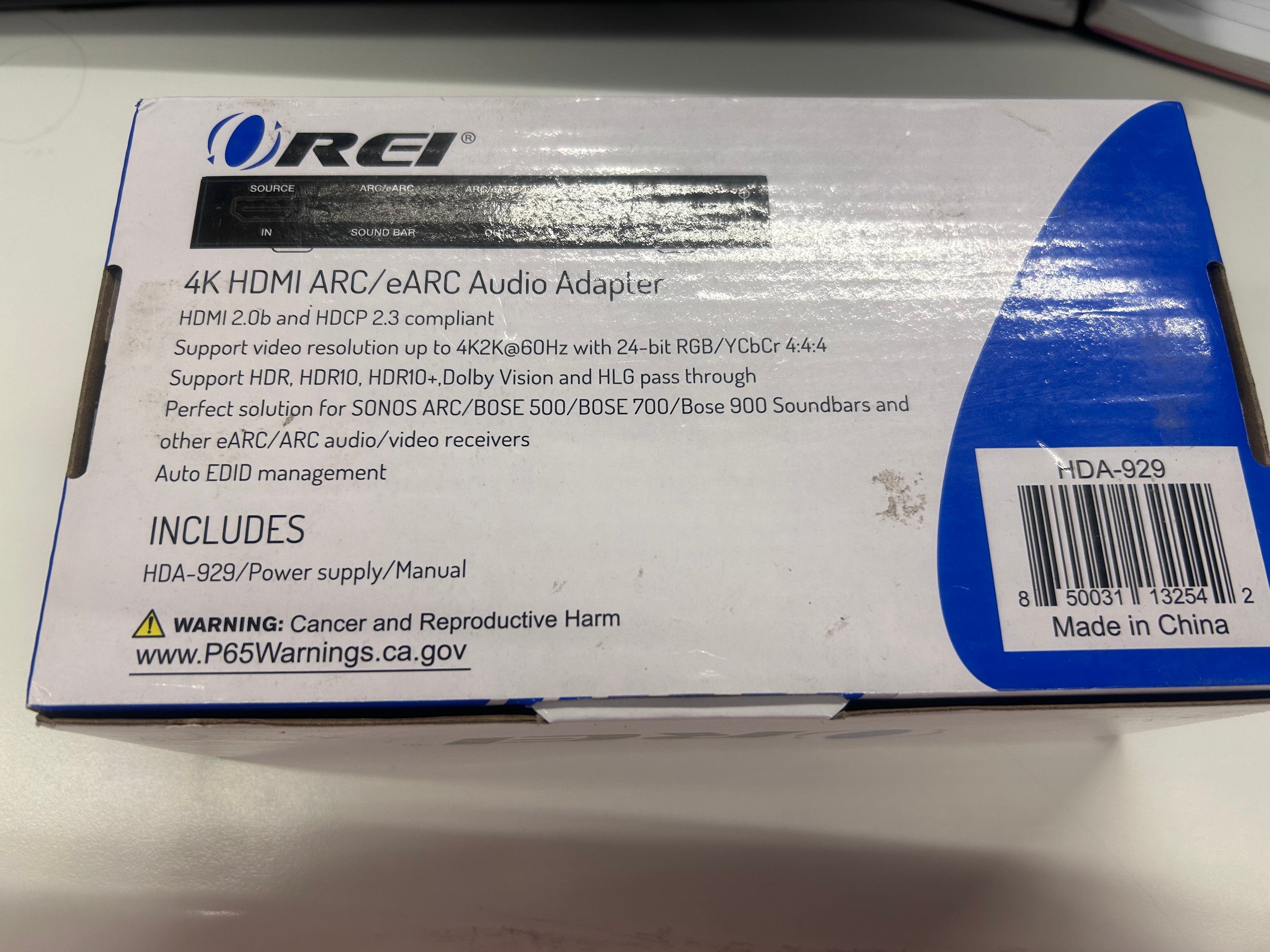 4K HDMI™ Audio Extractor (eARC Output, HDMI Audio)-HDA-929