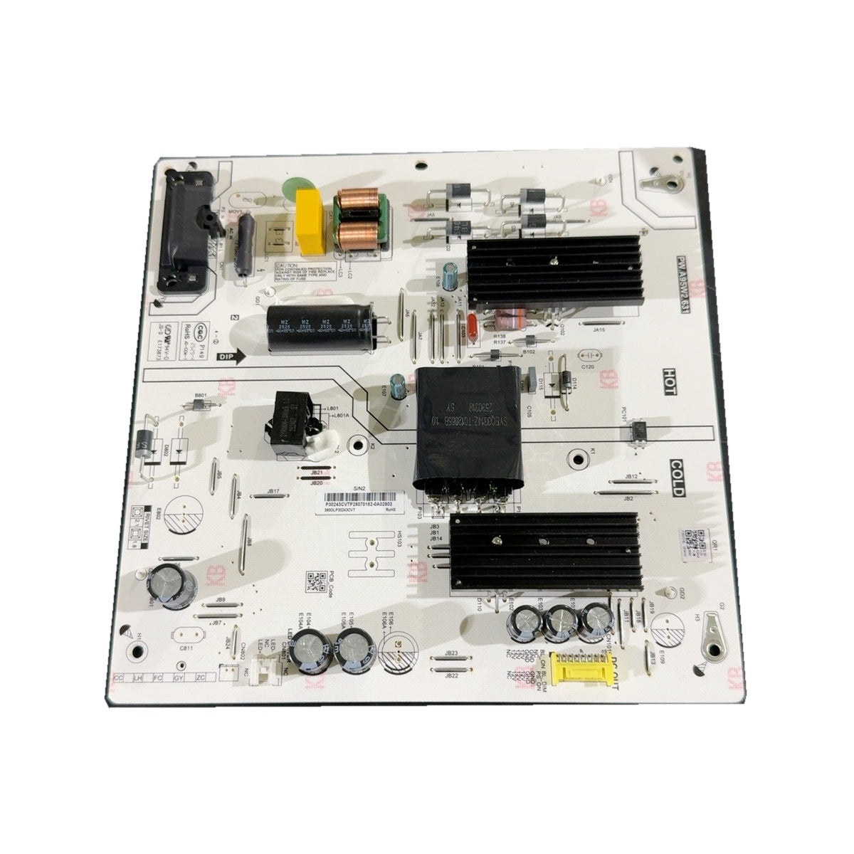 Actual Insignia 380GLP30243CVT photographed board with white background, square