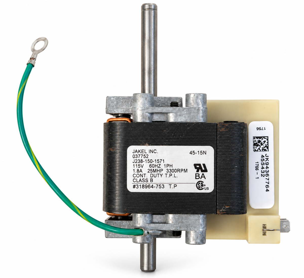 JAKEL J238-150-1571 motor only white background