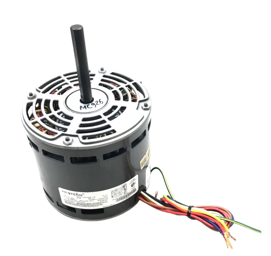 PROTECH K55HXPWR-1739 Blower Motor 51-104939-01 1/3HP 115V RPM 875/4SPD