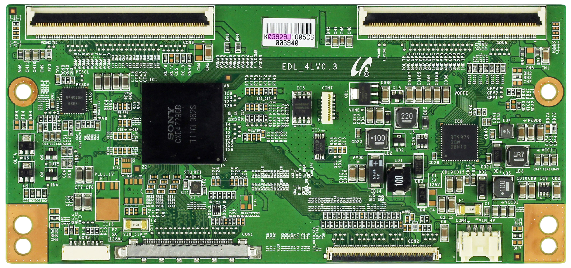Samsung LJ94-03929J (EDL_4LV0.3) T-Con Board