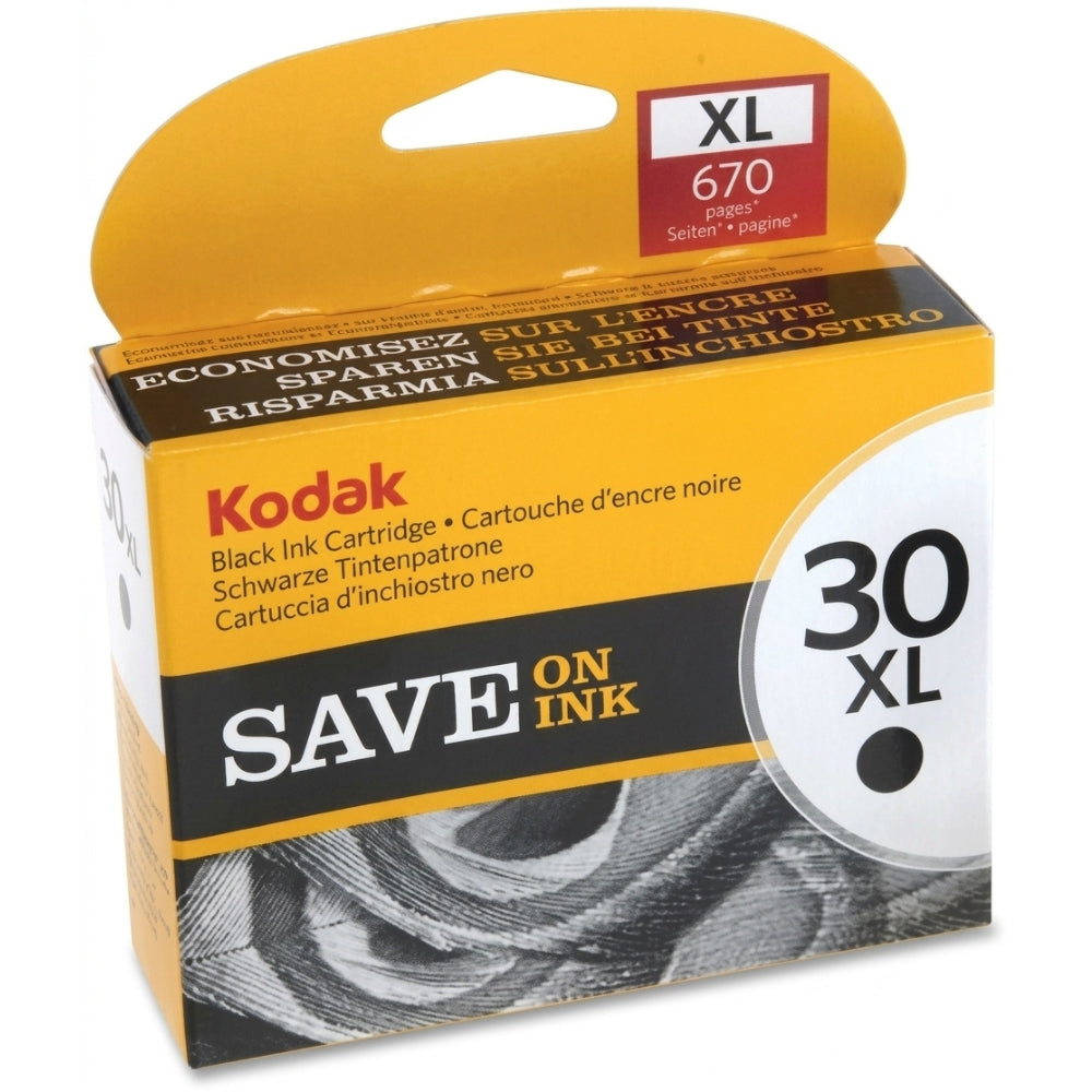 New, Pre-Owned - Kodak 30XL High-Yield Black Ink Cartridge