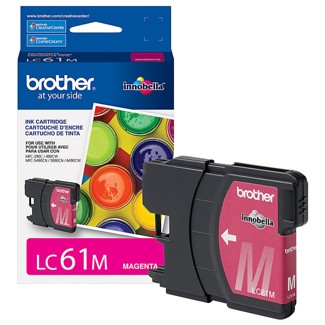 New, Pre-Owned - Brother LC61 Magenta Ink Cartridge