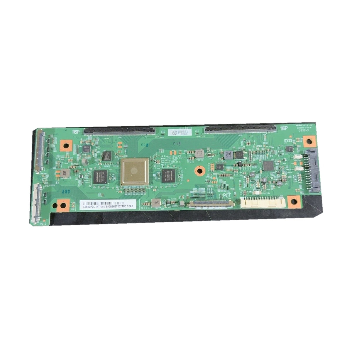 Actual LG 6871L-8093A T-Con board, original photo with white 1:1 background