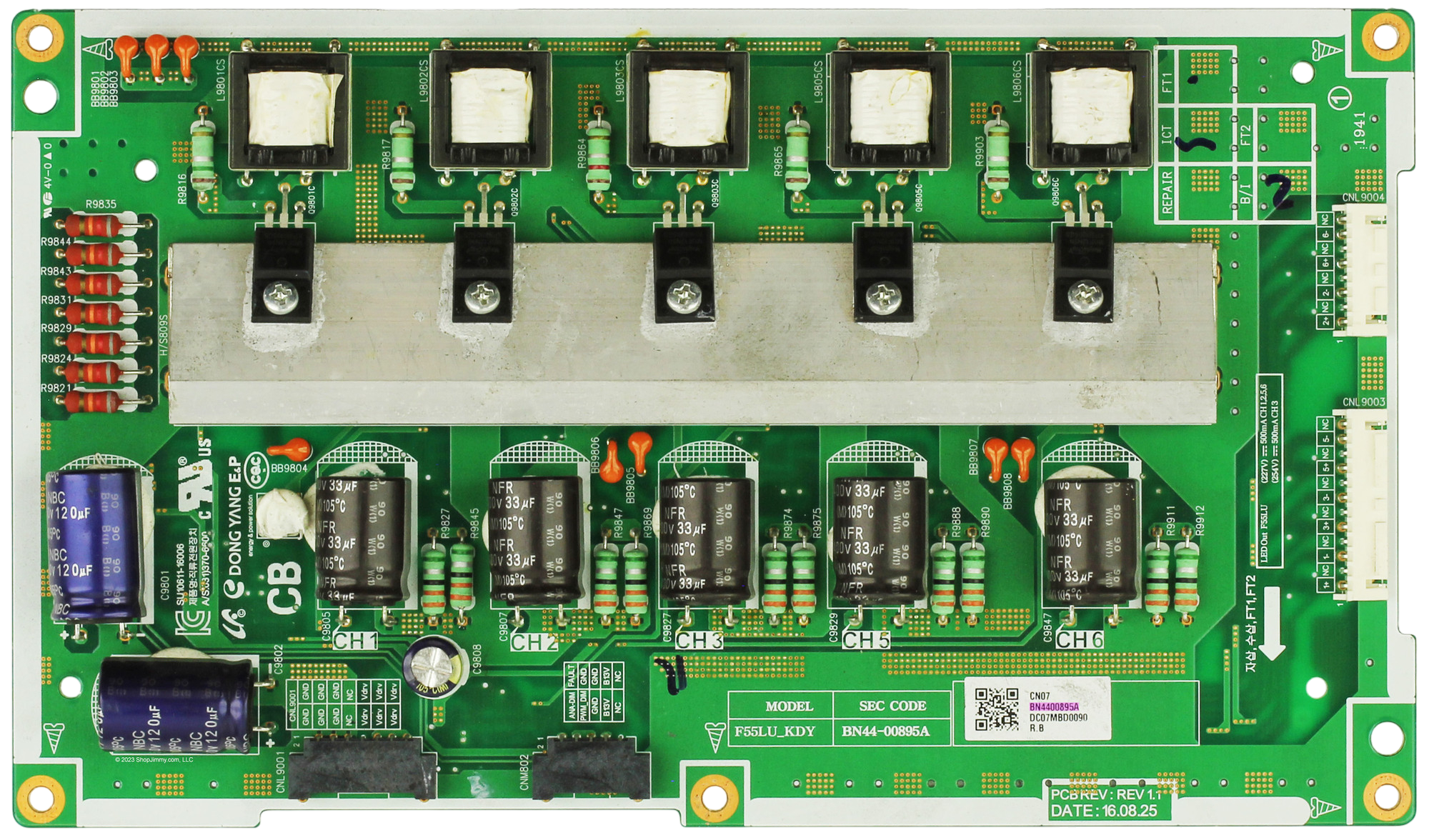 Samsung BN44-00895A VSS LED Driver Board