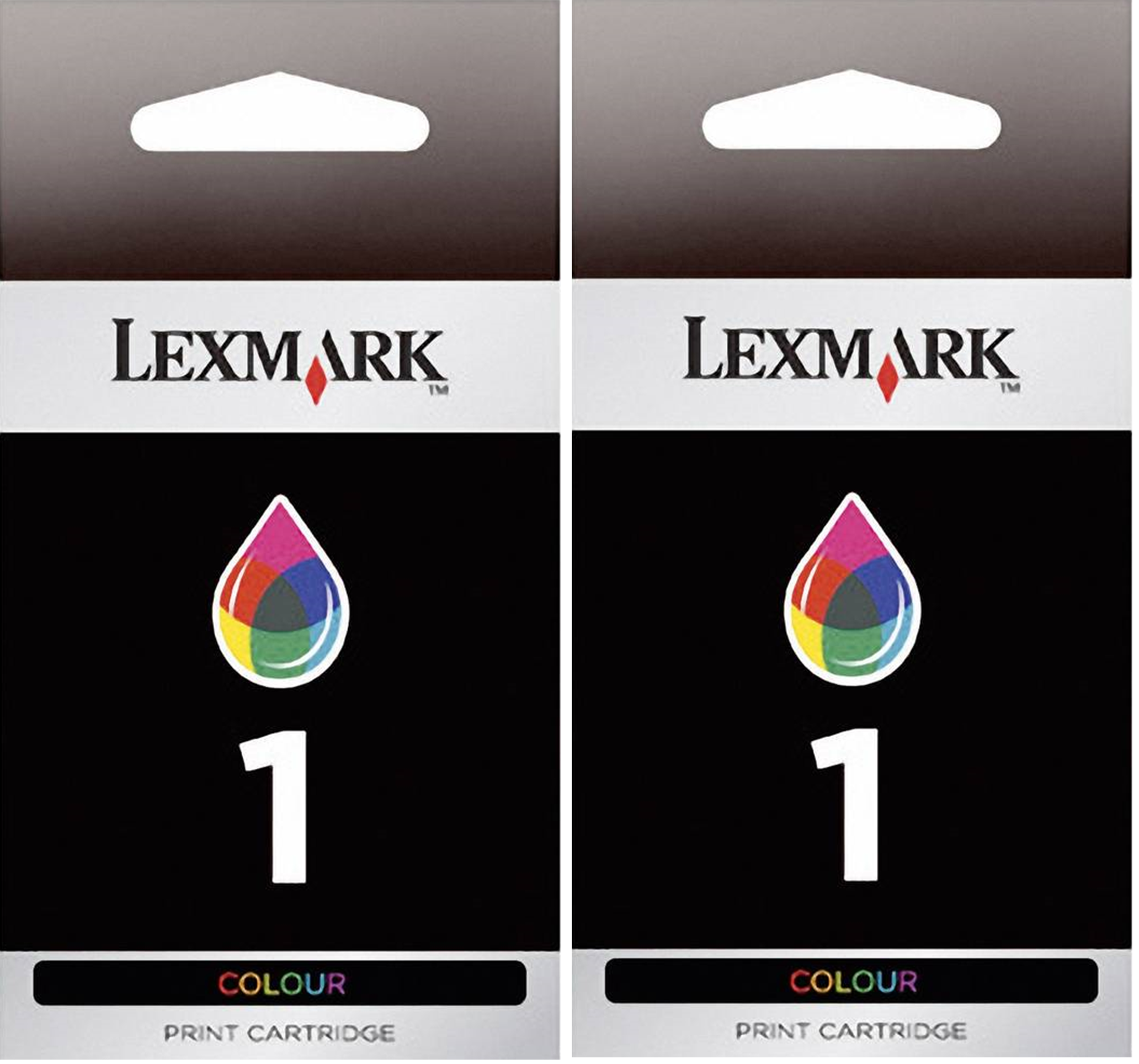 New, Pre-Owned - Lexmark #1 Color (18C0948) Ink Cartridge, 2-Pack