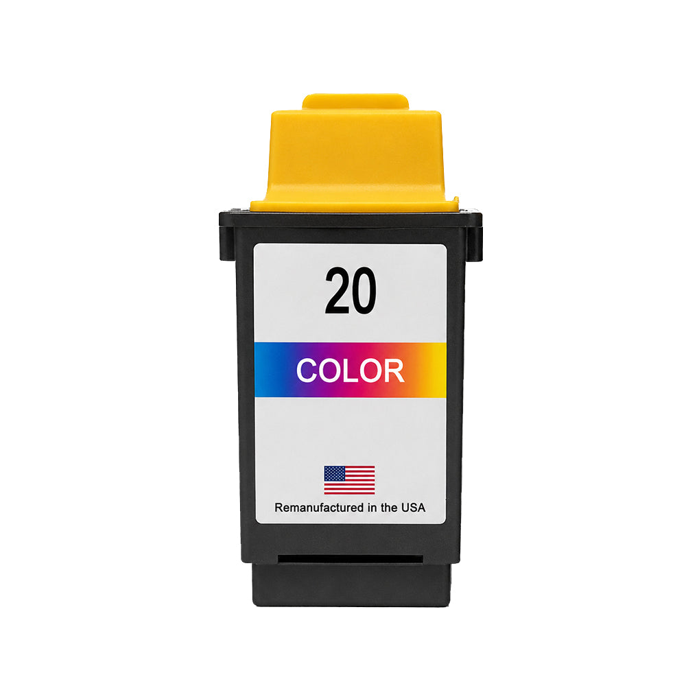 U.S. Remanufactured for Lexmark #20 15M0120 Color Ink Cartridge