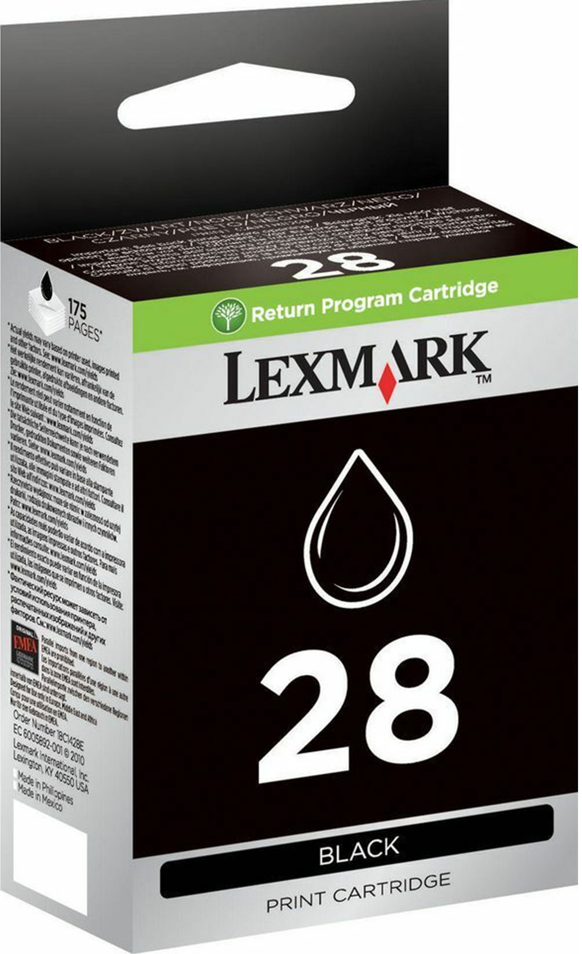 New, Pre-Owned - Lexmark 28 Ink Cartridge (18C1428) Black