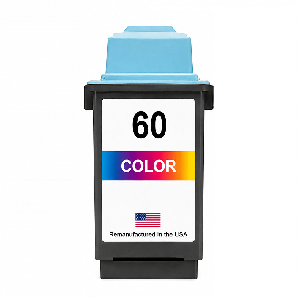 U.S. Remanufactured for Lexmark #60 17G0060 Color Ink Cartridge