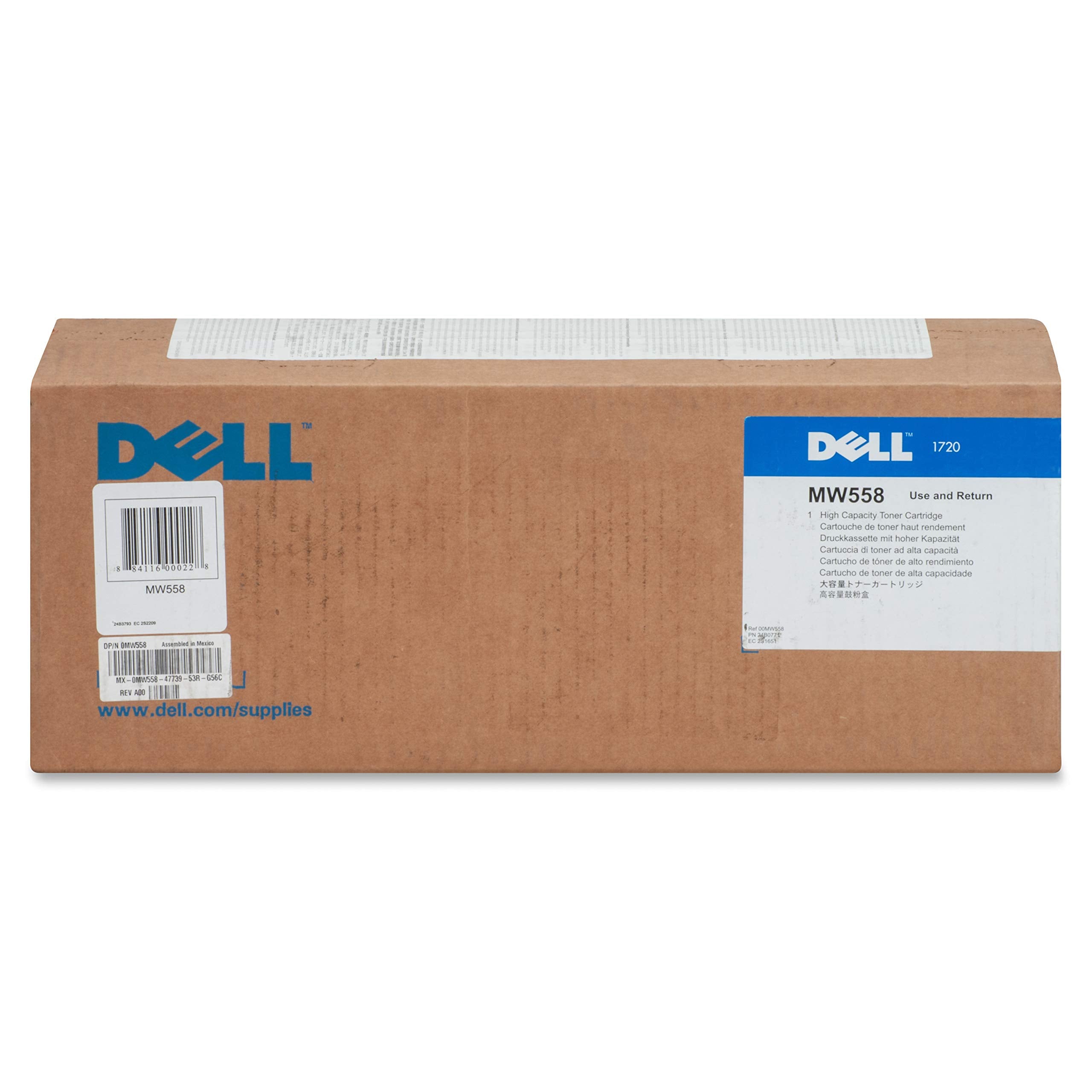 New, Pre-Owned - Dell 1720/1720dn Black Toner Cartridge, MW558