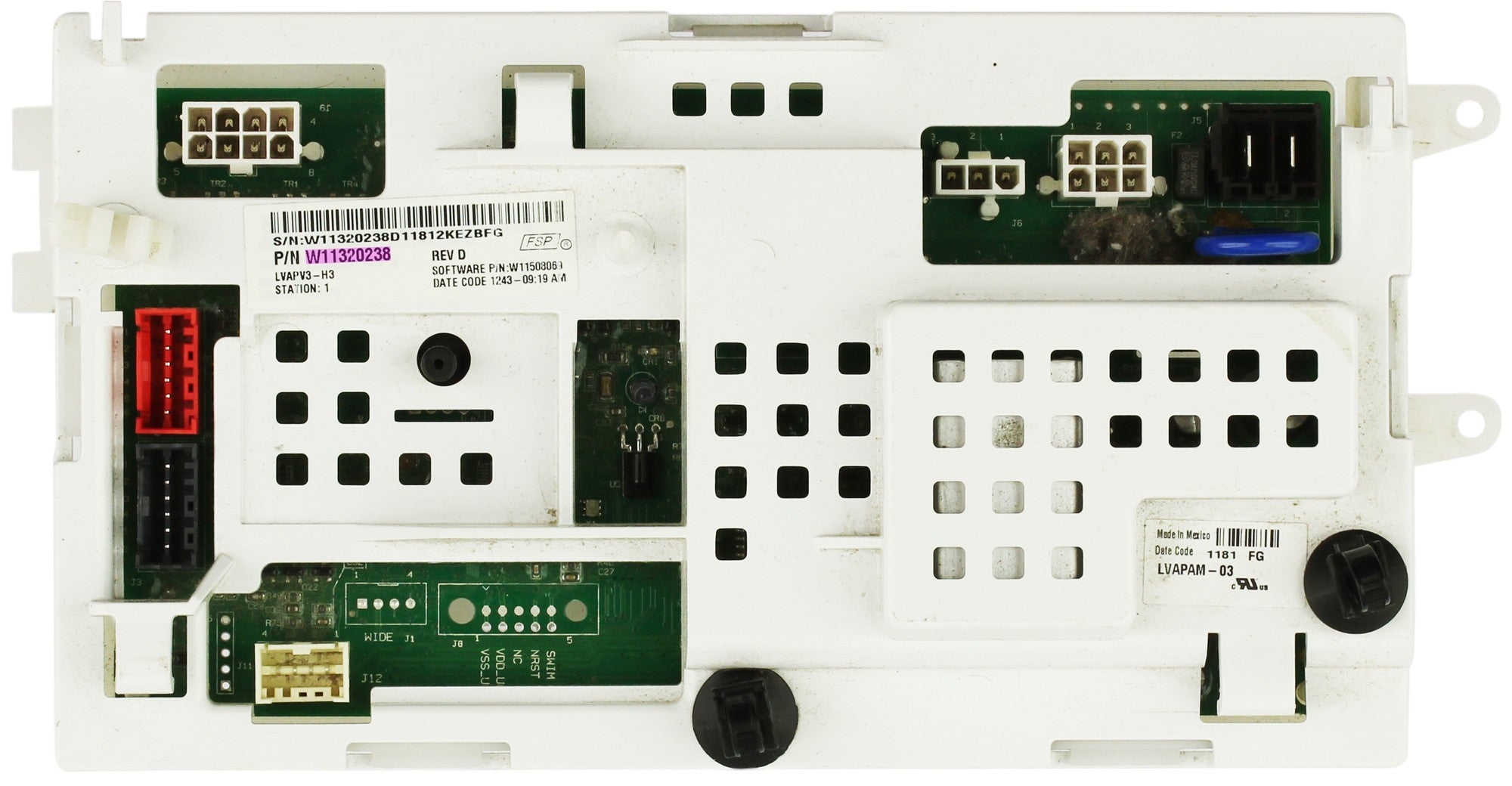 Maytag Whirlpool Washer W11320238 Control Board MVWC565FW2 (REFURBED)