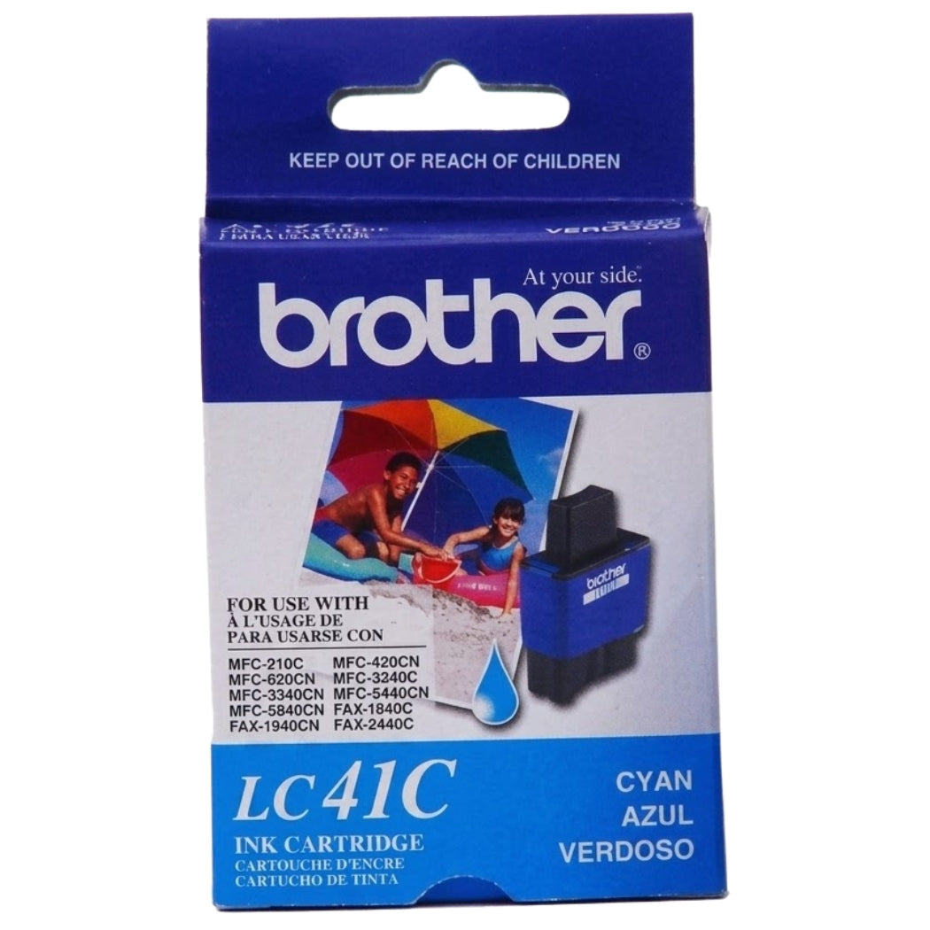 New, Pre-Owned - Brother LC41C Cyan Ink Cartridge