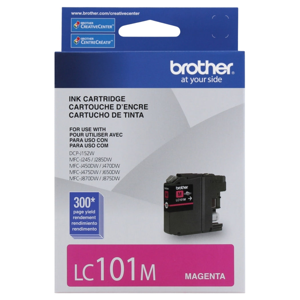 New, Pre-Owned - Brother LC101 Magenta Ink Cartridge