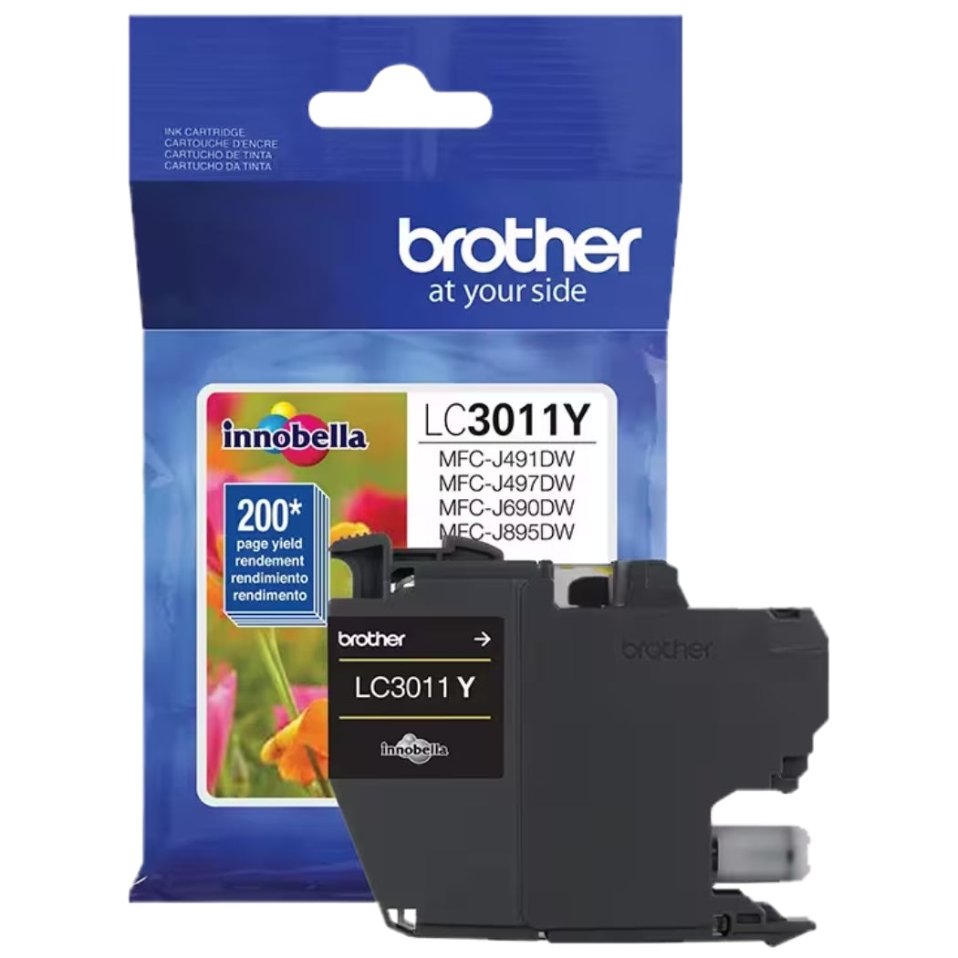 New, Pre-Owned - Brother LC3011 Yellow Ink Cartridge