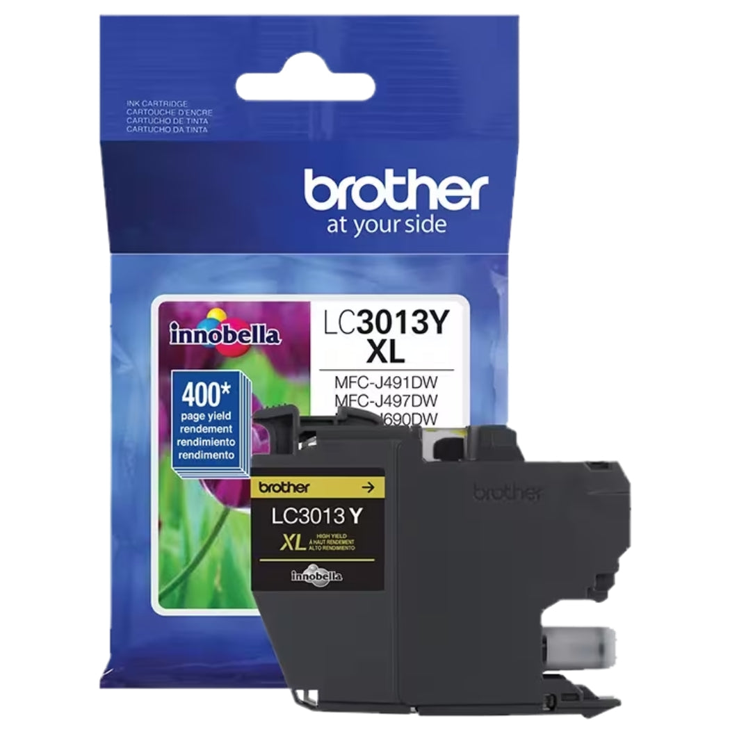 New, Pre-Owned - Brother LC3013XL Yellow Ink Cartridge