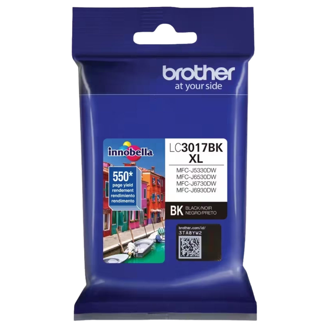 New, Pre-Owned - Brother LC3017XL Black Ink Cartridge