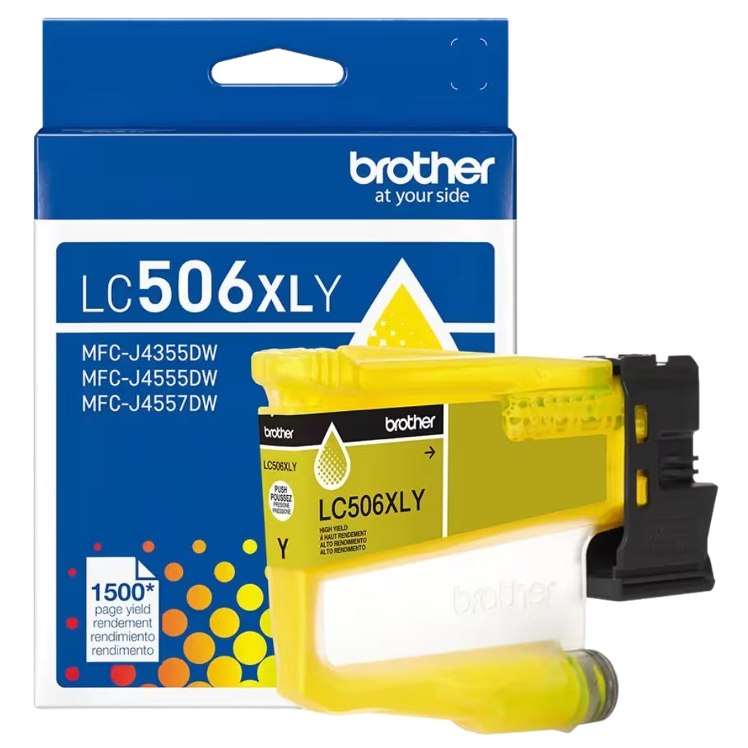 New, Pre-Owned - Brother LC506XL High Yield Yellow Ink Cartridge
