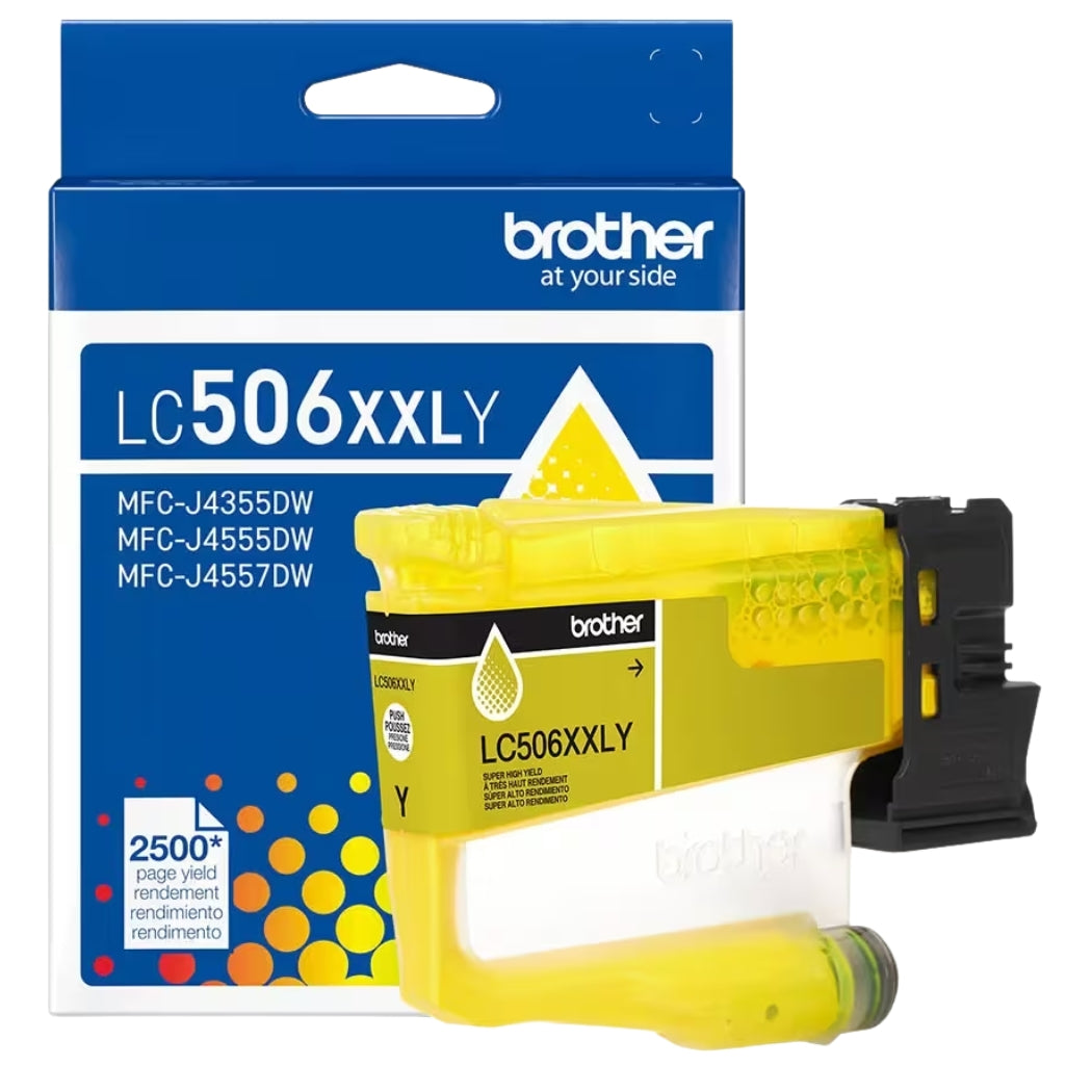 New, Pre-Owned - Brother LC506XXL Extra High Yield Yellow Ink Cartridge