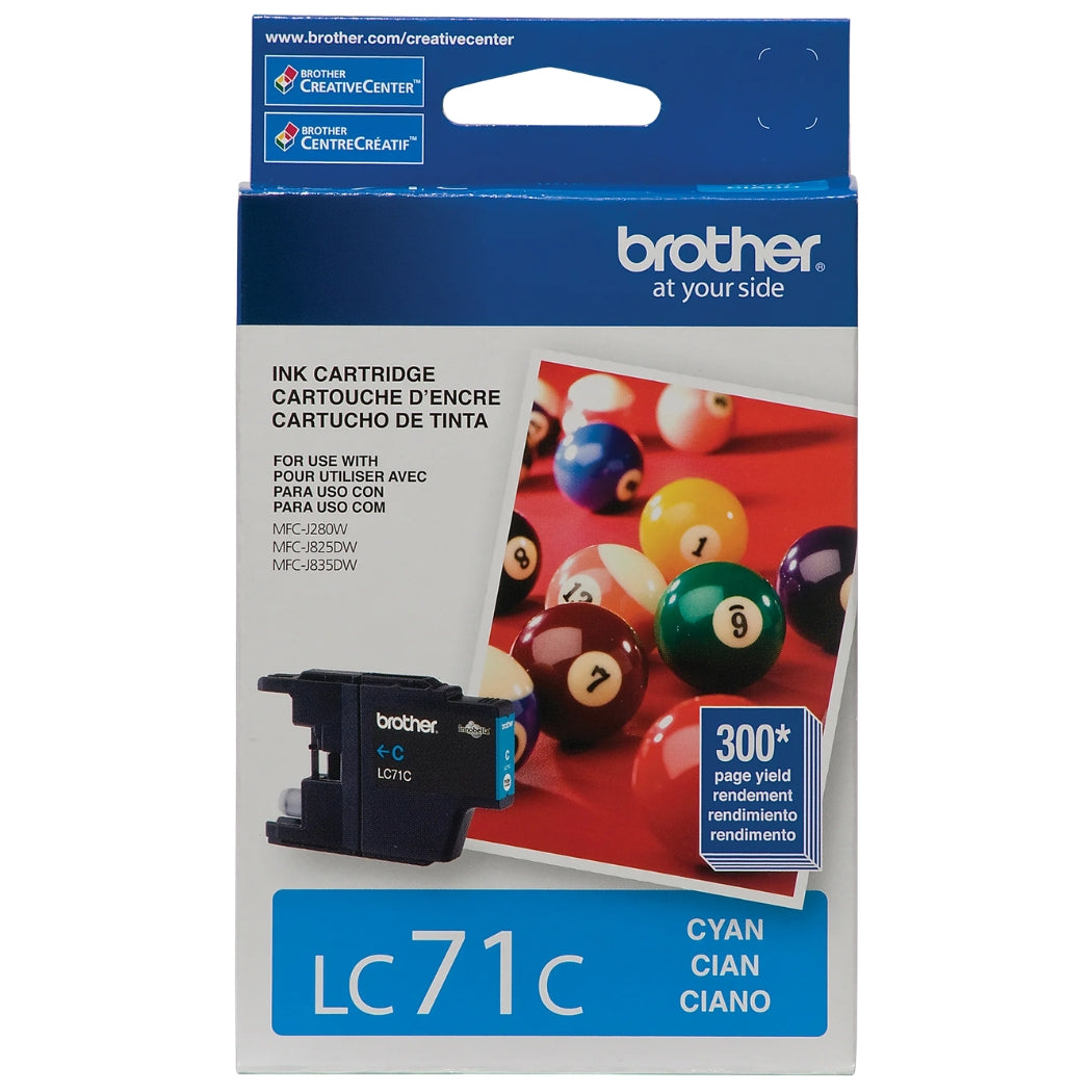 New, Pre-Owned - Brother LC71 Cyan  Ink Cartridge