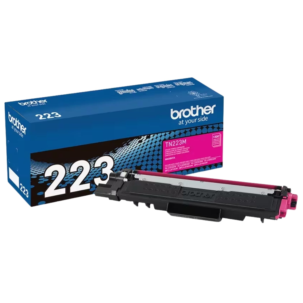 New, Pre-Owned - Brother TN-223M Standard-Yield Magenta Laser Toner Cartridge