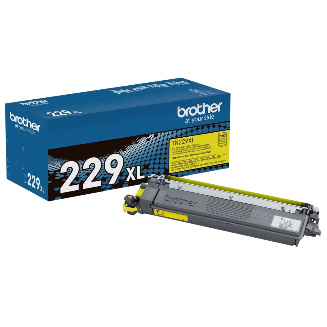 New, Pre-Owned - Brother TN-229XL High Yield Yellow Toner Cartridge